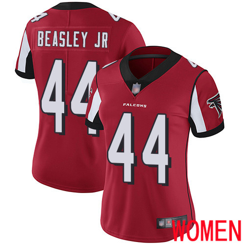 Atlanta Falcons Limited Red Women Vic Beasley Home Jersey NFL Football 44 Vapor Untouchable